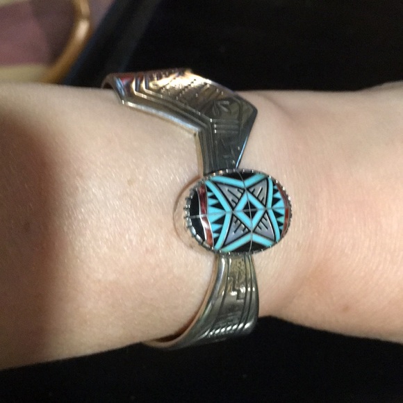 Jewelry Vintage Rm Tenorio Morning Star S S Cuff Bracelet Poshmark